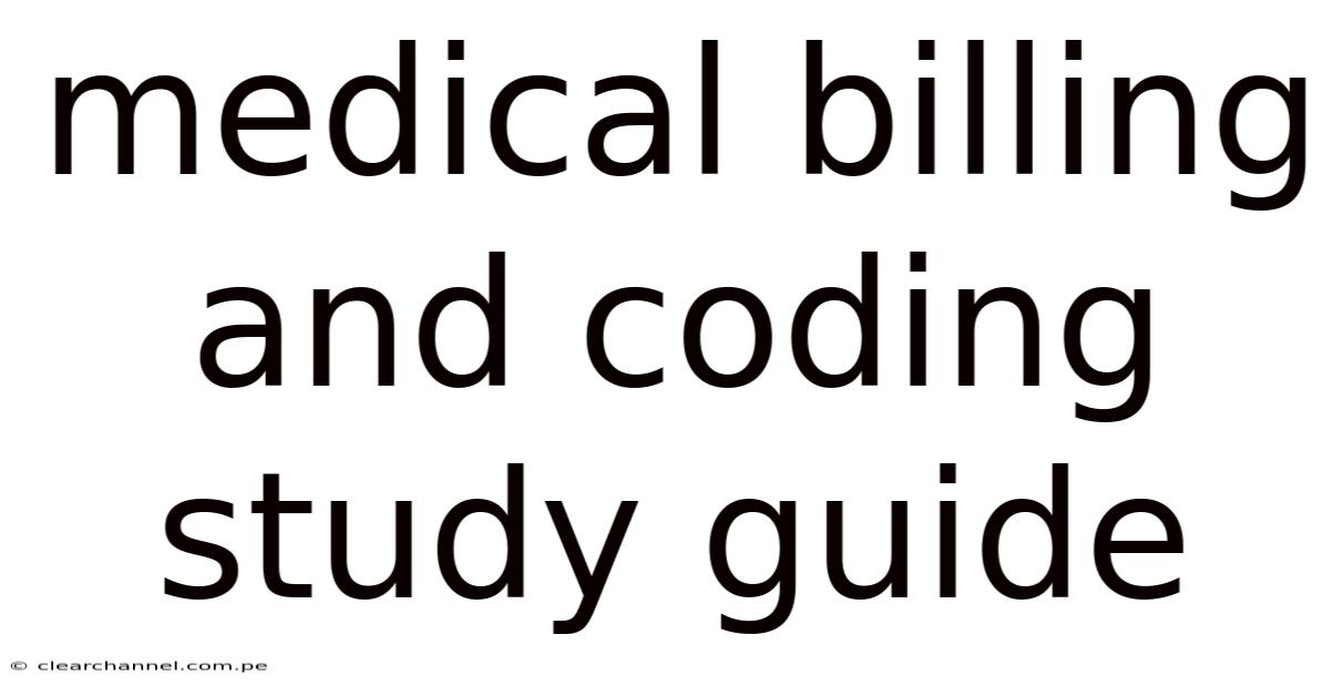 Medical Billing And Coding Study Guide