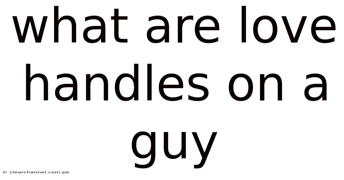 What Are Love Handles On A Guy