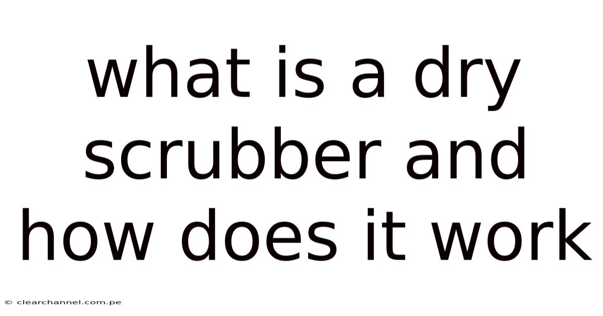 What Is A Dry Scrubber And How Does It Work