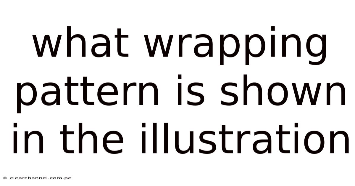 What Wrapping Pattern Is Shown In The Illustration